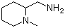 (1-甲基-2-哌啶)甲胺分子结构 (CAS 5298-72-6)