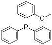 structure of CAS# 53111-20-9, (2-Methoxyphenyl)diphenylphosphine;(o-Methoxyphenyl)diphenylphosphine; 2-(Diphenylphosphino)anisole; Diphenyl(o-anisyl)phosphine; Diphenyl(o-methoxyphenyl)phosphine; Diphenyl-2-methoxyphenylphosphine; o-Anisyldiphenylphosphine