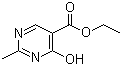 structure of CAS# 53135-24-3, Ethyl 4-hydroxy-2-methylpyrimidine-5-carboxylate;4-Hydroxy-2-methylpyrimidine-5-carboxylic acid ethyl ester