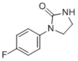 1-(4-氟苯基)咪唑烷-2-酮分子结构 (CAS 53159-75-4)
