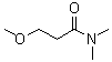 structure of CAS# 53185-52-7, N,N-Dimethyl-3-methoxypropionamide;N,N-Dimethyl-beta-methoxypropionamide; beta-Methoxy-N,N-dimethylpropionamide