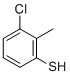 structure of CAS# 53249-76-6, 3-Chloro-2-methylbenzenethiol