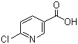 6-氯烟酸分子结构 (CAS 5326-23-8)