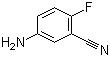 结构式 CAS# 53312-81-5, 5-氨基-2-氟苯腈; 2-氟-5-氨基苯腈; 3-氰基-4-氟苯胺