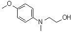 structure of CAS# 53332-62-0, 2-[(4-Methoxyphenyl)methylamino]ethanol