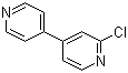 2-Chloro-4,4'-bipyridine molecular structure (CAS 53344-73-3)