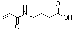 结构式 CAS# 53370-87-9, 4-丙烯酰胺基丁酸