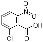 结构式 CAS# 5344-49-0, 2-氯-6-硝基苯甲酸