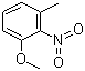 structure of CAS# 5345-42-6, 3-Methyl-2-nitroanisole;2-Nitro-3-methylanisole