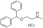 结构式 CAS# 53499-40-4, 2-(二苯基甲氧基)-N-甲基乙胺盐酸盐