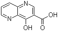 结构式 CAS# 53512-10-0, 4-羟基-1,5-萘啶-3-羧酸