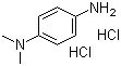 结构式 CAS# 536-46-9, N,N-二甲基-1,4-苯二胺二盐酸盐; N,N-二甲基对苯二胺二盐酸盐