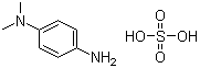 structure of CAS# 536-47-0, N,N-Dimethyl-1,4-phenylenediamine sulfate;Dimethyl-p-phenylenediamine sulfate
