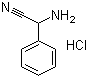 结构式 CAS# 53641-60-4, 2-苯基甘氨腈盐酸盐; alpha-氰基苯甲胺盐酸盐