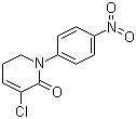 3-氯-5,6-二氢-1-(4-硝基苯基)-2(1H)-吡啶酮分子结构 (CAS 536760-29-9)
