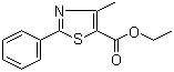 结构式 CAS# 53715-64-3, 4-甲基-2-苯基-1,3-噻唑-5-甲酸乙酯