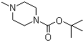 structure of CAS# 53788-49-1, 1-Boc-4-methylpiperazine;4-Methyl-1-piperazinecarboxylic acid 1,1-dimethylethyl ester