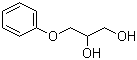结构式 CAS# 538-43-2, 3-苯氧基-1,2-丙二醇