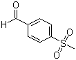 4-Methylsulphonyl benzaldehyde molecular structure (CAS 5398-77-6)