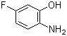 结构式 CAS# 53981-24-1, 2-氨基-5-氟苯酚