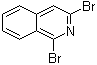 结构式 CAS# 53987-60-3, 1,3-二溴异喹啉