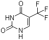 structure of CAS# 54-20-6, Trifluorothymine;5-(Trifluoromethyl)uracil; Trifluoromethyluracil
