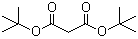 structure of CAS# 541-16-2, Di-tert-Butyl malonate;Bis(1,1-dimethylethyl) malonate; Malonic acid di-tert-butyl ester
