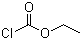 structure of CAS# 541-41-3, Ethyl chloroformate;Ethyl chlorocarbonate; Carbonchloridic acid ethyl ester