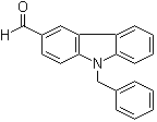 structure of CAS# 54117-37-2, 9-(Phenylmethyl)-9H-carbazole-3-carboxaldehyde;9-Benzyl-3-carbazolecarboxaldehyde; 9-Benzyl-3-formylcarbazole; 9-Benzyl-9H-carbazole-3-carboxaldehyde