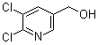 structure of CAS# 54127-30-9, (5,6-Dichloropyridin-3-yl)methanol;2,3-Dichloro-5-(hydroxymethyl)pyridine; 2,3-Dichloro-5-pyridinemethanol; 5,6-Dichloro-3-pyridinemethanol