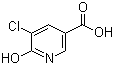 structure of CAS# 54127-63-8, 5-Chloro-6-hydroxynicotinic acid;5-Chloro-6-hydroxy-3-pyridinecarboxylic acid