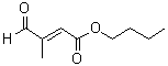 (E)-3-Methyl-4-oxo-2-Butenoic acid butyl ester molecular structure (CAS 54145-95-8)