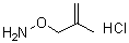 structure of CAS# 54149-64-3, O-(2-Methyl-2-propenyl)hydroxylamine hydrochloride