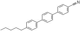 结构式 CAS# 54211-46-0, 4''-正戊基-4-氰基三联苯