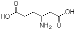 structure of CAS# 5427-96-3, 3-Aminohexanedioic acid;DL-beta-Aminoadipic acid