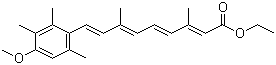 structure of CAS# 54350-48-0, Etretinate;Ethyl all-trans-9-(4-methoxy-2,3,6-trimethylphenyl)-3,7-dimethyl-2,4,6,8-nonatetraenoate