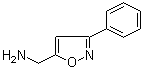 structure of CAS# 54408-35-4, [(3-Phenylisoxazol-5-yl)methyl]amine;5-Aminomethyl-3-phenylisoxazole