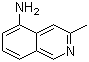 structure of CAS# 54410-17-2, 5-Amino-3-methylisoquinoline;3-Methylisoquinolin-5-amine