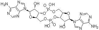 structure of CAS# 54447-84-6, Cyclic diadenylate;Cyclic di-3',5'-adenylate; Cyclic diadenylate; Cyclic-di-AMP; c-Di-AMP
