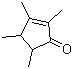 结构式 CAS# 54458-61-6, 2,3,4,5-四甲基-2-环戊烯酮