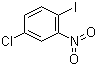 结构式 CAS# 5446-05-9, 4-氯-2-硝基碘苯