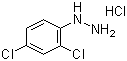 structure of CAS# 5446-18-4, 2,4-Dichlorophenylhydrazine hydrochloride;1-(2,4-Dichlorophenyl)hydrazine hydrochloride; (2,4-dichlorophenyl)hydrazine monohydrochloride