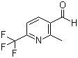 structure of CAS# 545394-83-0, 2-Methyl-6-(trifluoromethyl)nicotinaldehyde