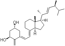 结构式 CAS# 54573-75-0, 度骨化醇