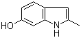 structure of CAS# 54584-22-4, 2-Methyl-1H-indol-6-ol;6-Hydroxy-2-methylindole