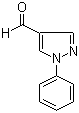 结构式 CAS# 54605-72-0, 1-苯基-1H-吡唑-4-甲醛