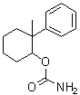 2-Methyl-2-phenylcyclohexanol carbamate molecular structure (CAS 5465-93-0)