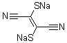 结构式 CAS# 5466-54-6, (Z)-2,3-二巯基-2-丁烯二腈二钠盐