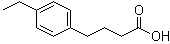4-乙基苯丁酸分子结构 (CAS 5467-53-8)