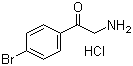 结构式 CAS# 5467-72-1, 2-氨基-4'-溴苯乙酮盐酸盐